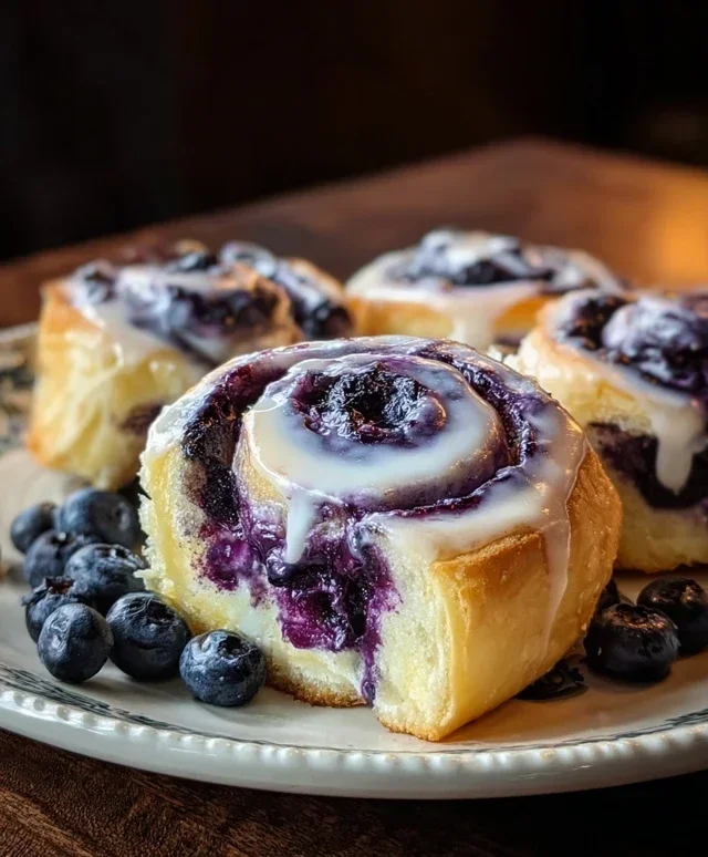 Blueberry Cheesecake Rolls