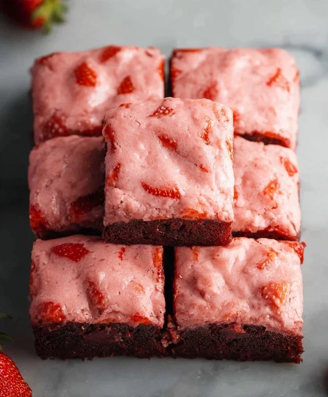Strawberry Brownies