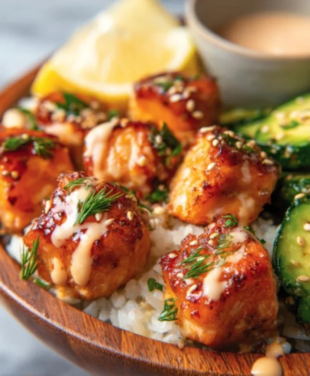 Bang Bang Salmon Bites