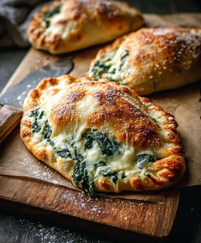 Ricotta Spinach Calzones