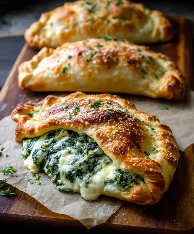 Ricotta Spinach Calzones