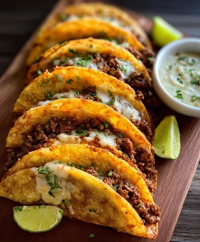 Crispy Ground Beef Tacos