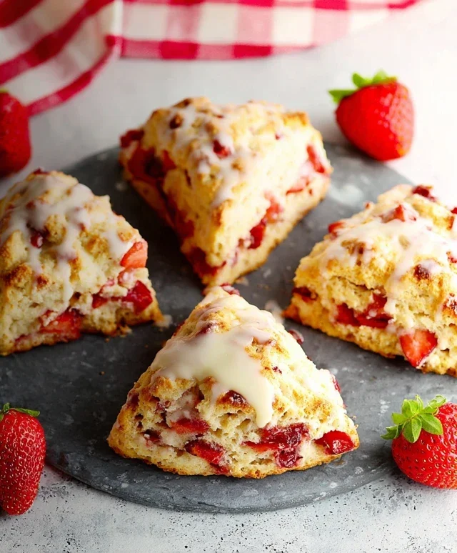 Strawberry Scones