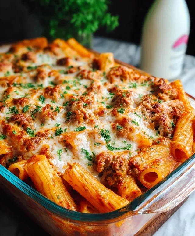 Baked Rigatoni with Sausage