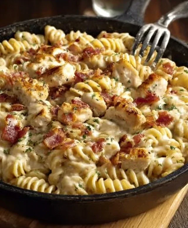 Chicken Beef Beef Bacon Ranch Pasta