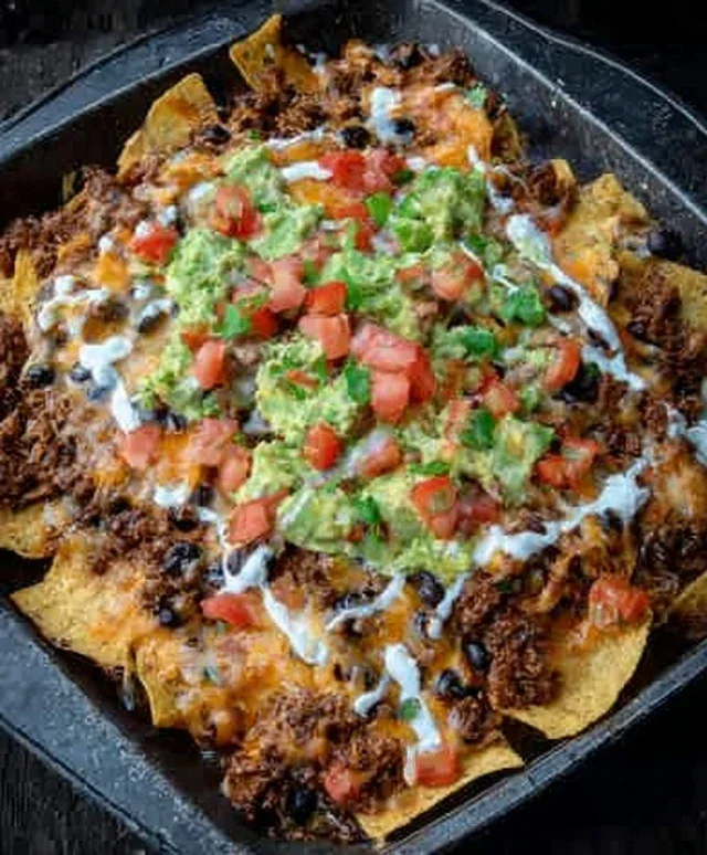Campfire Grilled Nachos