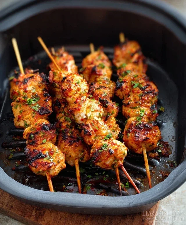Bang Bang Chicken Skewers