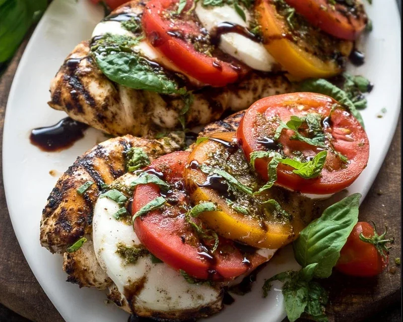 Grilled Chicken Caprese