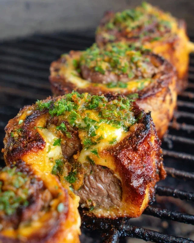 Cheesy Steak Pinwheels
