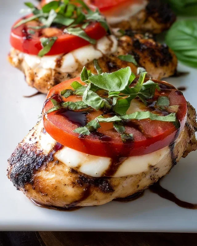 Grilled Chicken Caprese