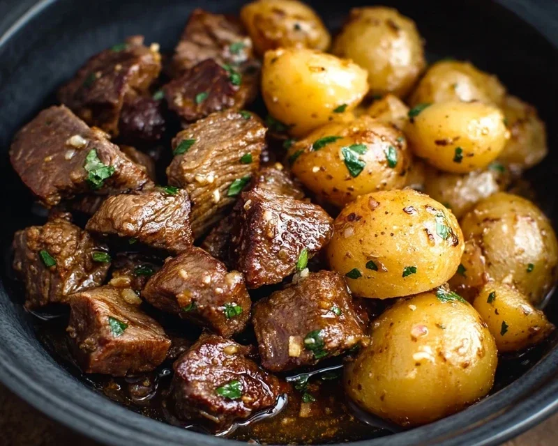 Garlic Herb Roasted Potatoes Carrots and Zucchini