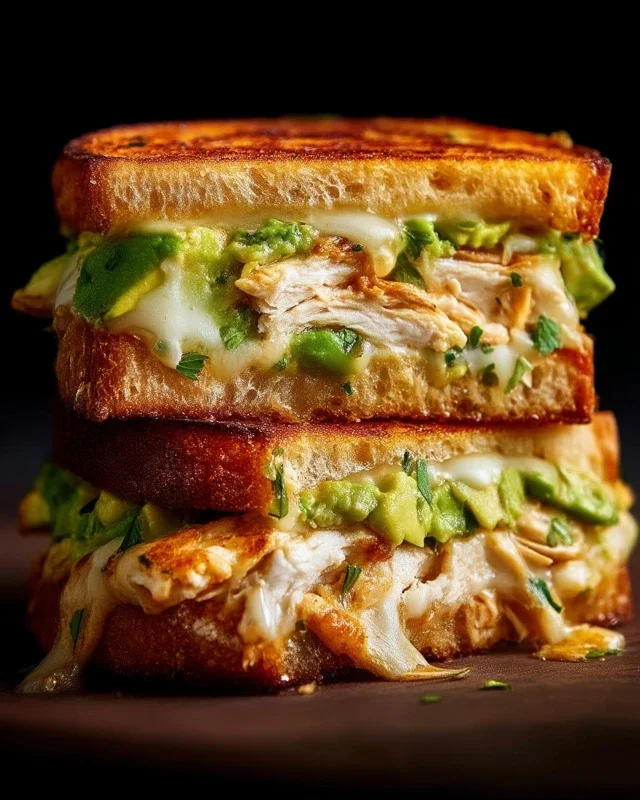 Chicken Avocado Melt Sandwich