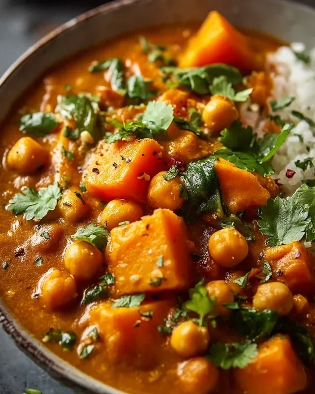 Sweet Potato and Chickpea Curry