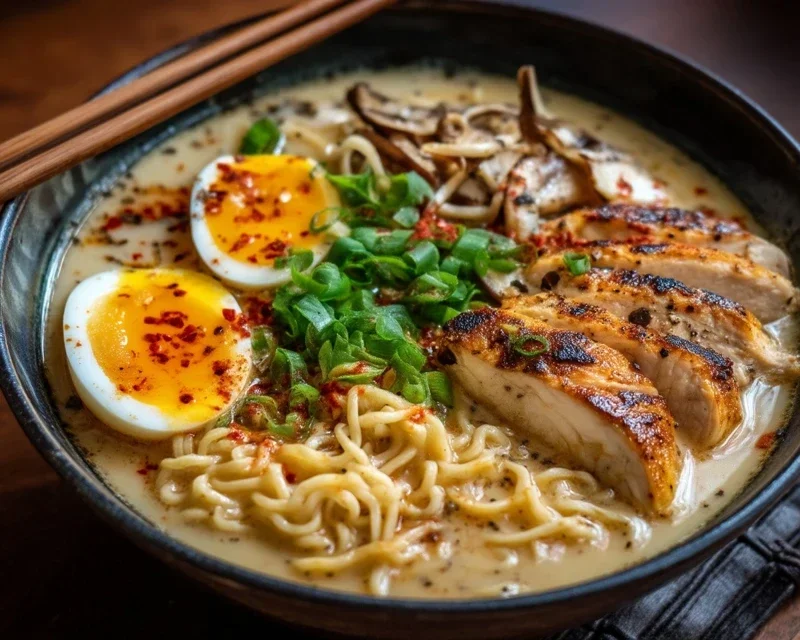 Creamy Garlic Chicken Ramen: An Incredible Ultimate Recipe