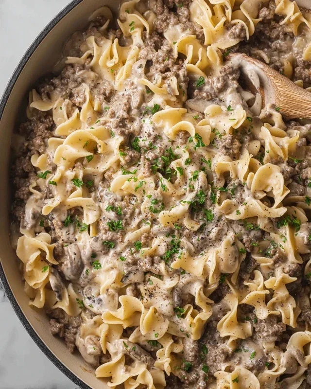 30-Minute Ground Beef Stroganoff