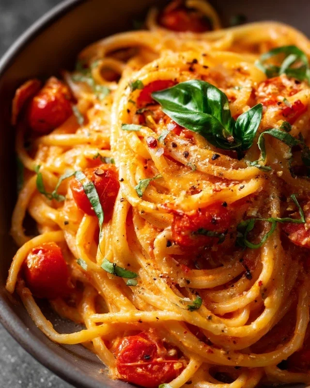Easy One Pot Creamy Tomato Pasta