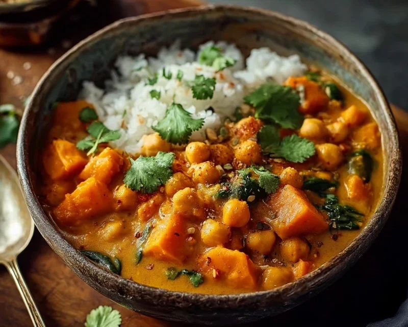Sweet Potato and Chickpea Curry