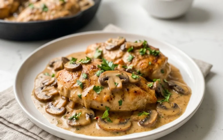 Creamy Mushroom Chicken Recipe