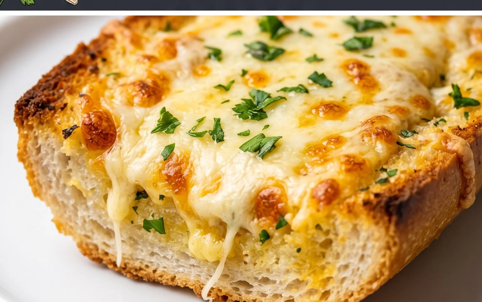 BEST CHEESY GARLIC BREAD RECIPE