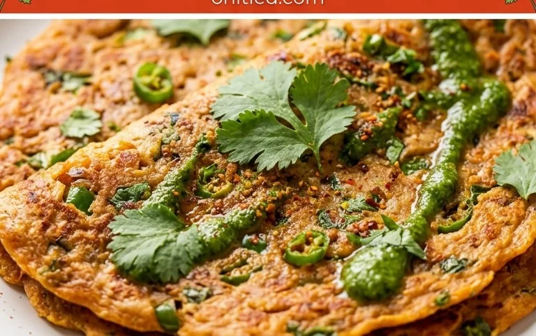 Masoor Dal Chilla | Savory Red Lentil Pancakes