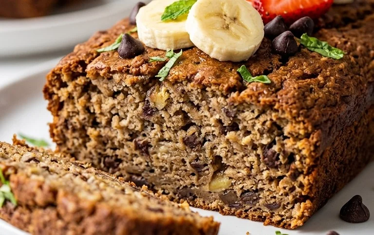 Healthy 5-Ingredient Flourless Banana Bread
