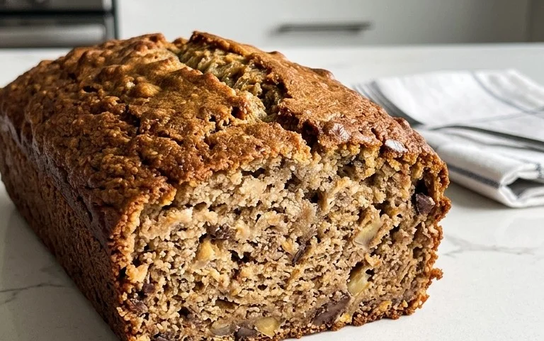 Healthy 5-Ingredient Flourless Banana Bread