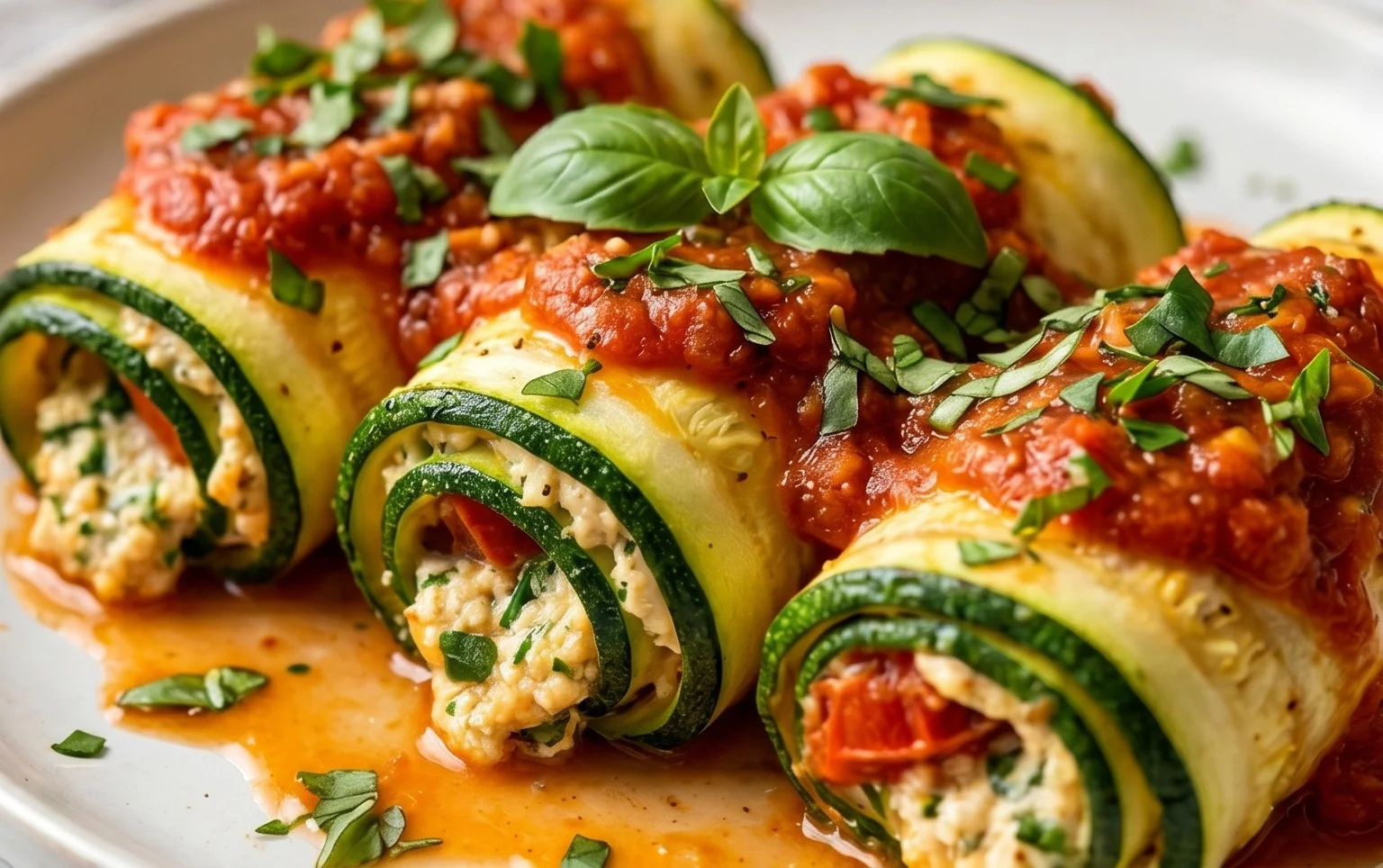 Vegan Zucchini Rollatini