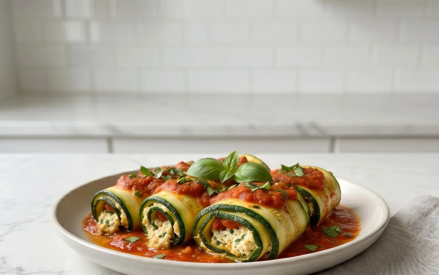 Vegan Zucchini Rollatini