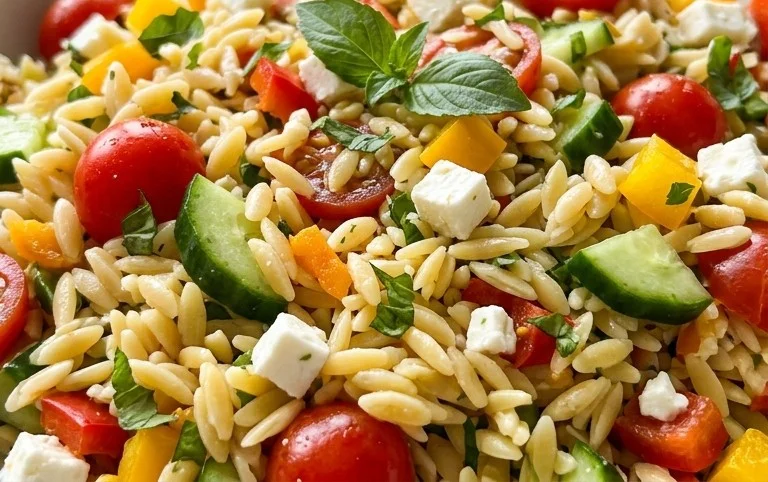 Rainbow Orzo Salad