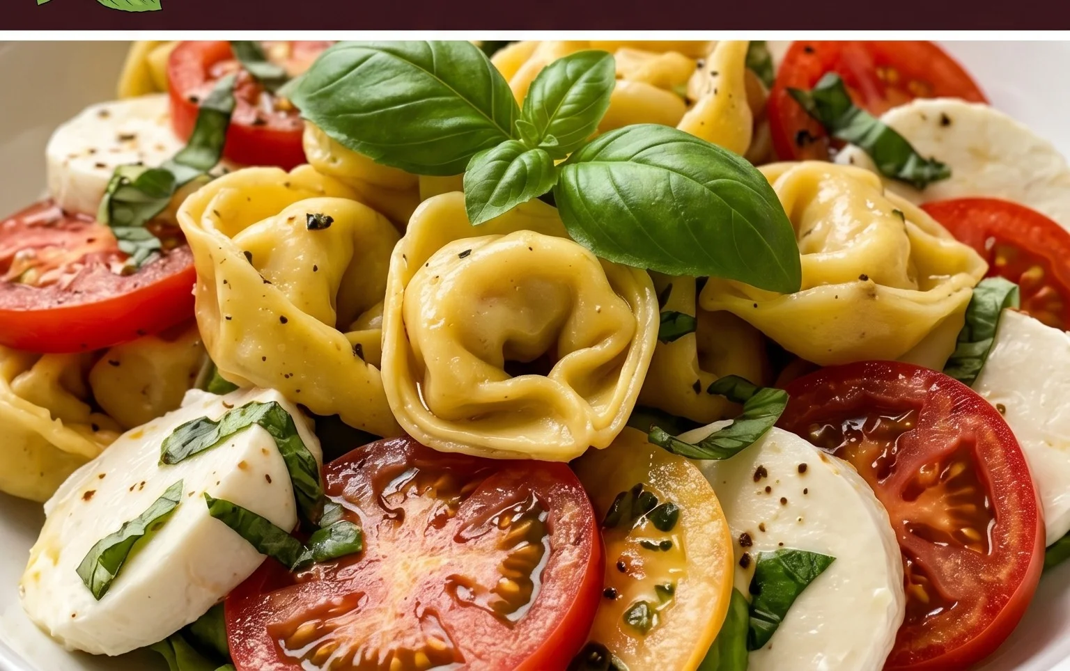 Tortellini Caprese Salad