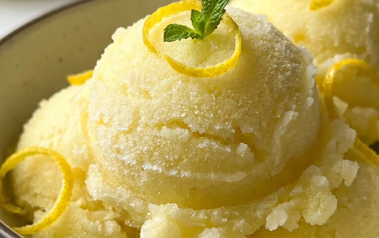 Lemon Sorbet