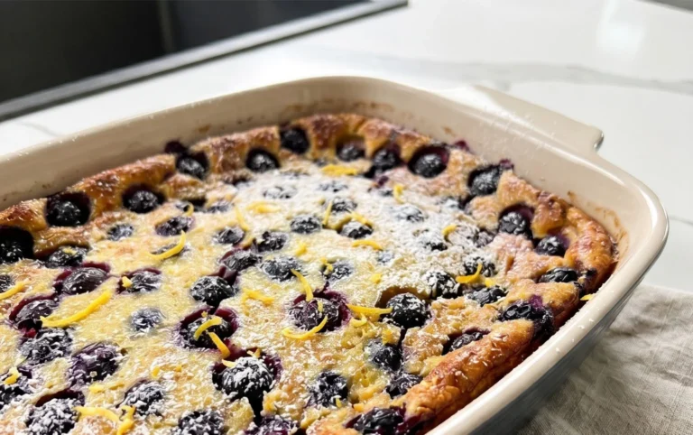 Lemon Blueberry Clafoutis
