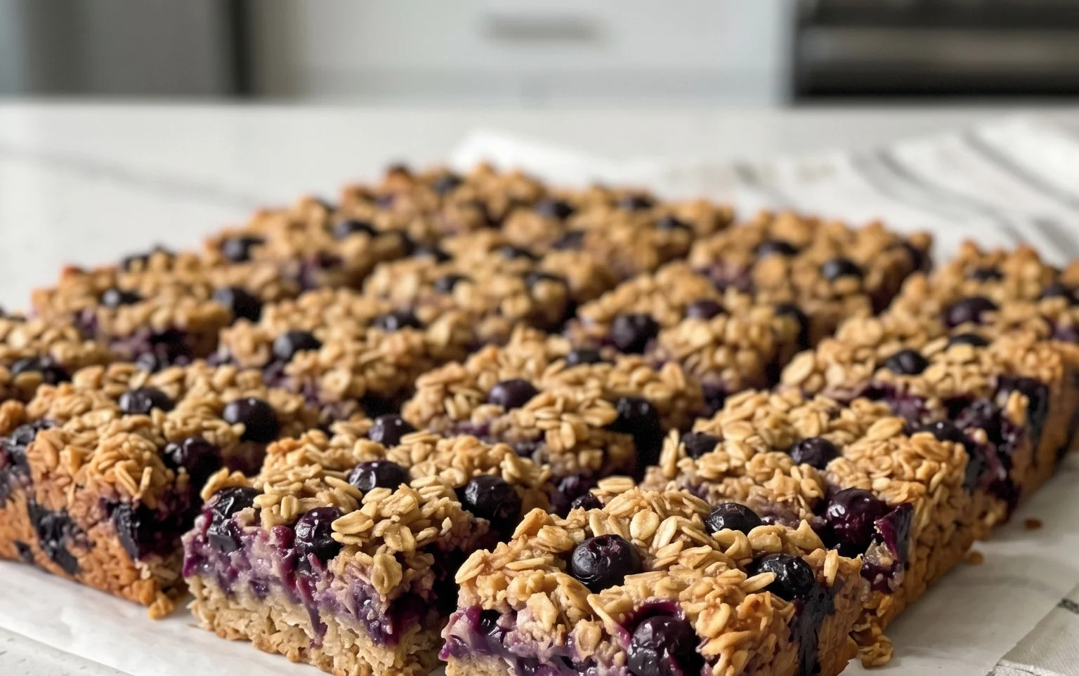 Blueberry Oatmeal Bars