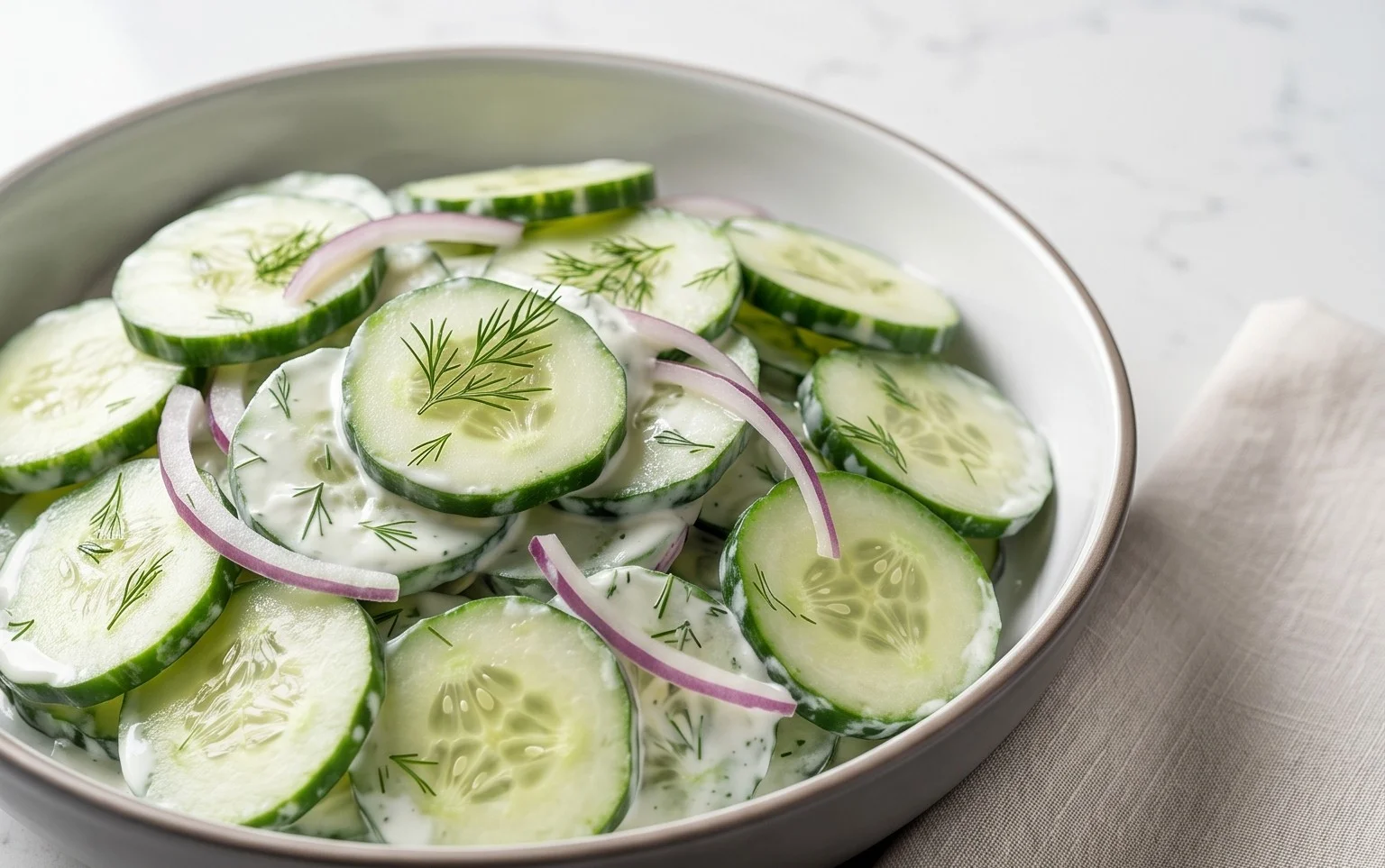 Polish Cucumber Salad
