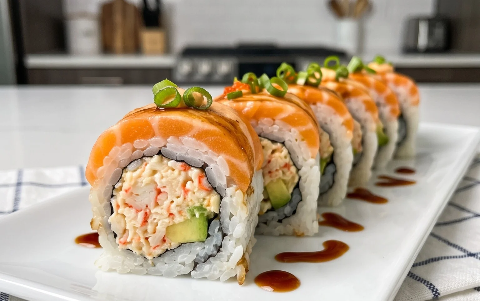 Kani Sushi (Spicy Crab Roll)