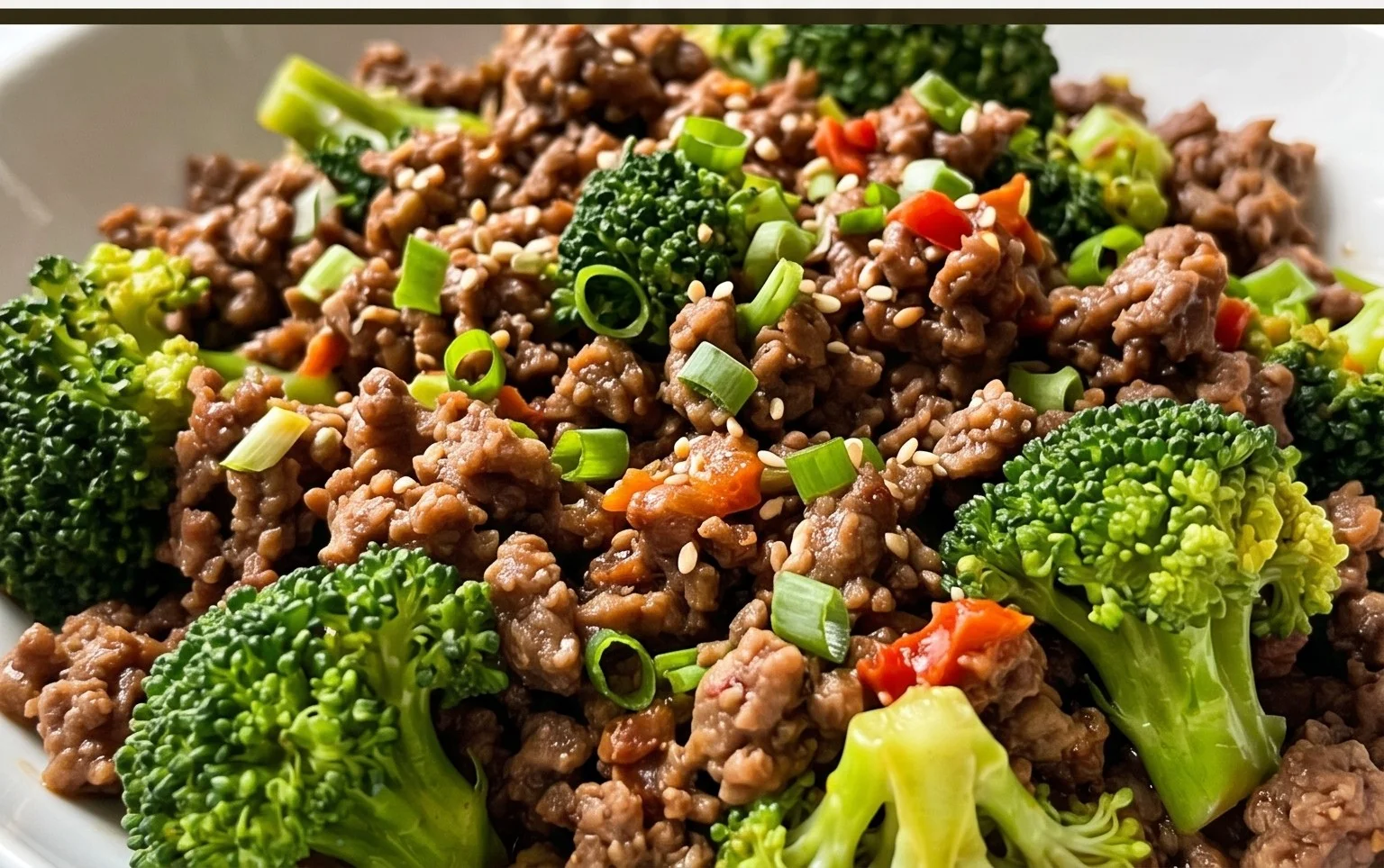 Ground Beef and Broccoli