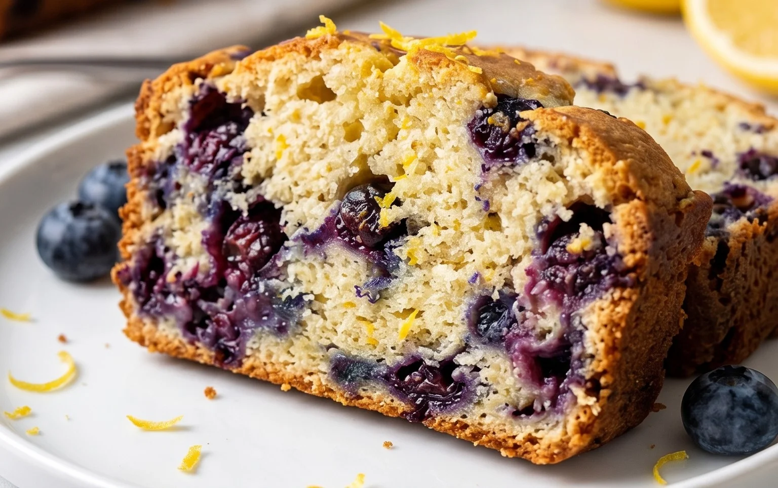 Blueberry and Lemon Loaf