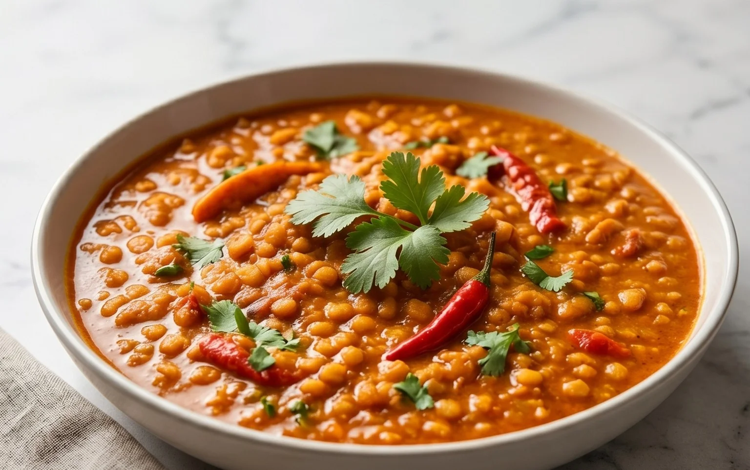 Spicy Red Lentil Curry