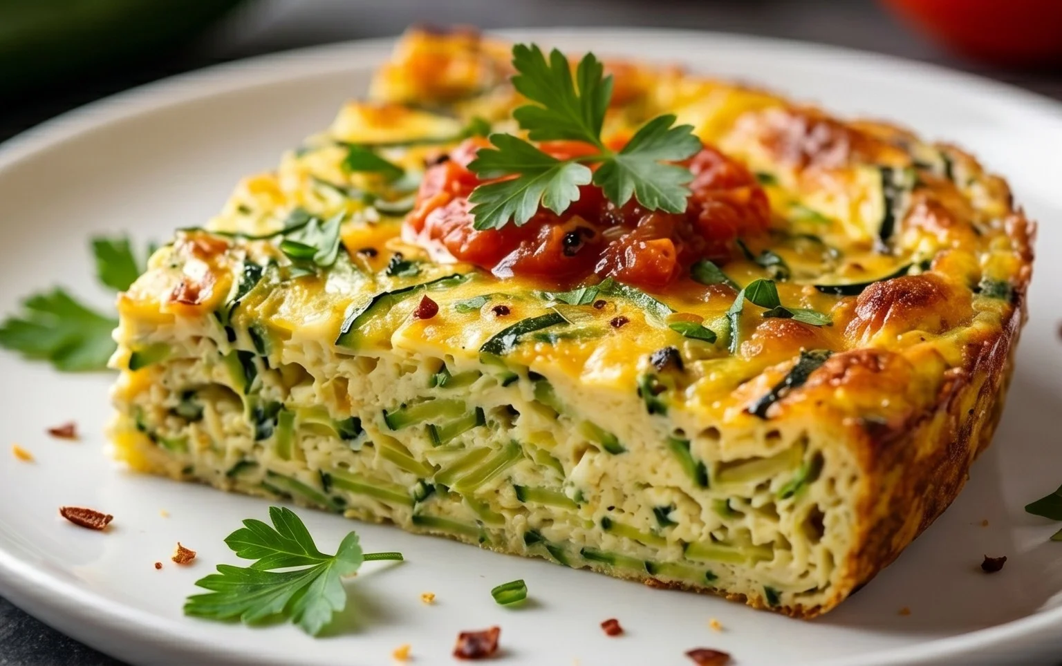 Crustless Zucchini Quiche Recipe