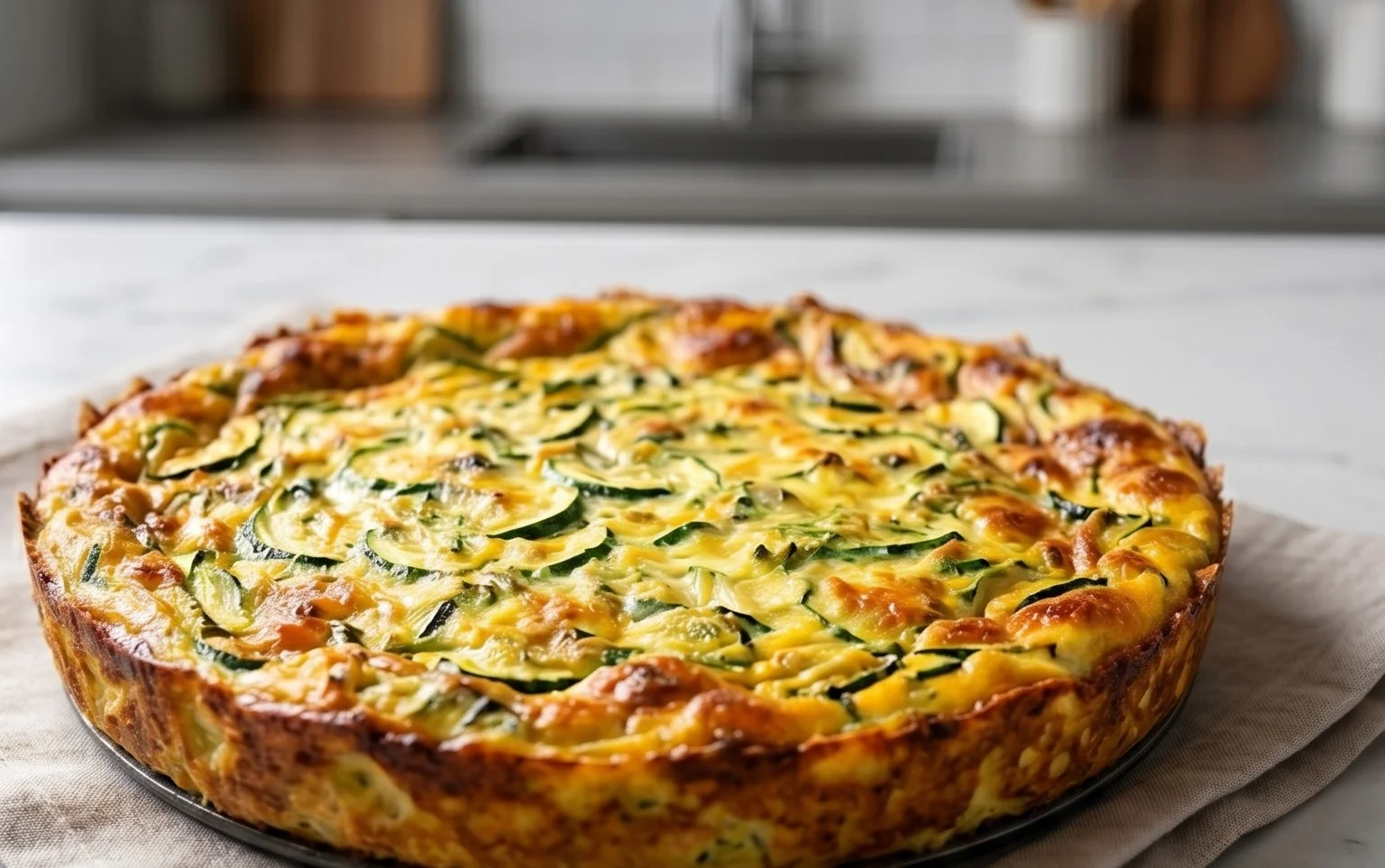 Crustless Zucchini Quiche Recipe