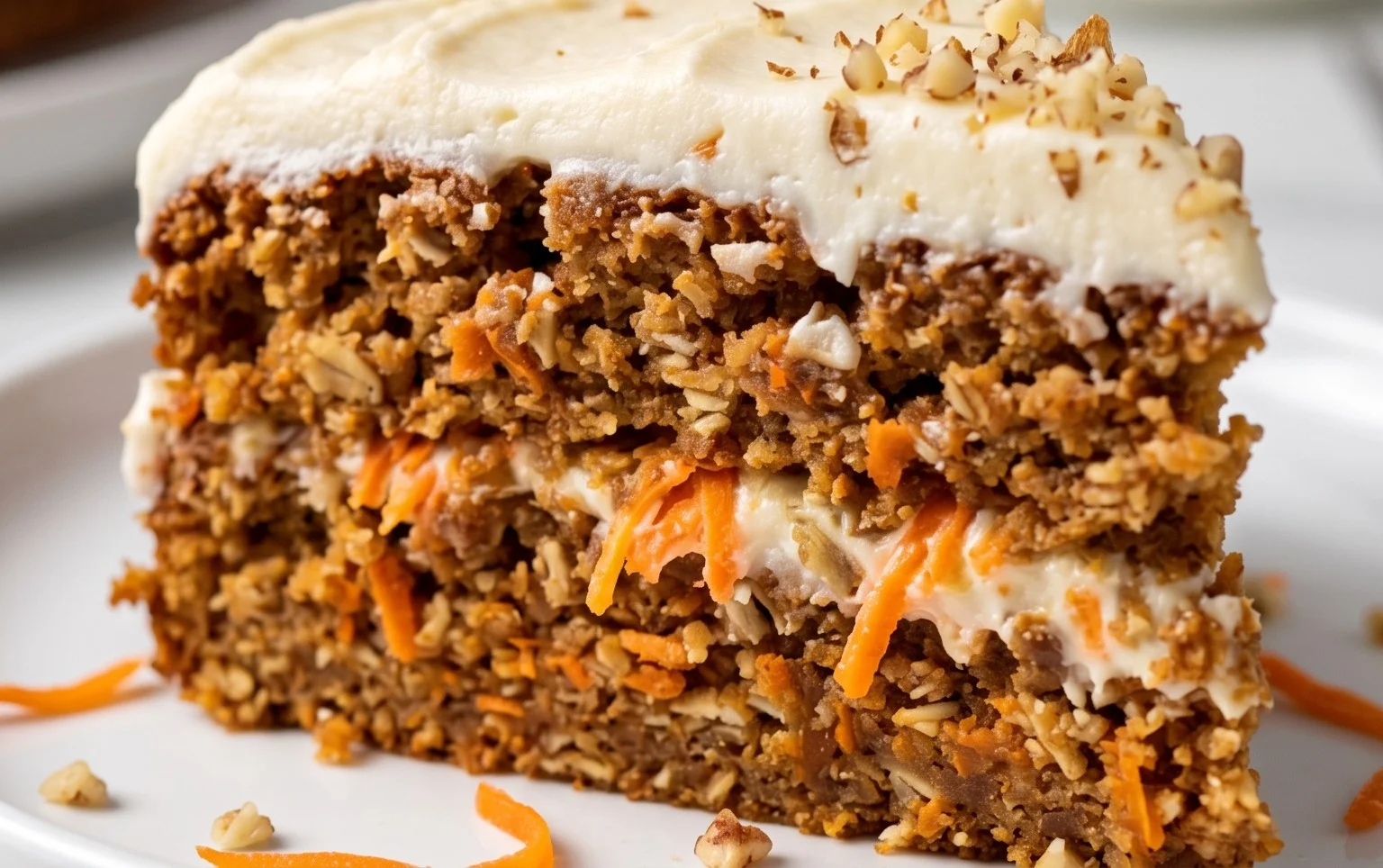 Easy Flourless Oatmeal Carrot Cake Recipe