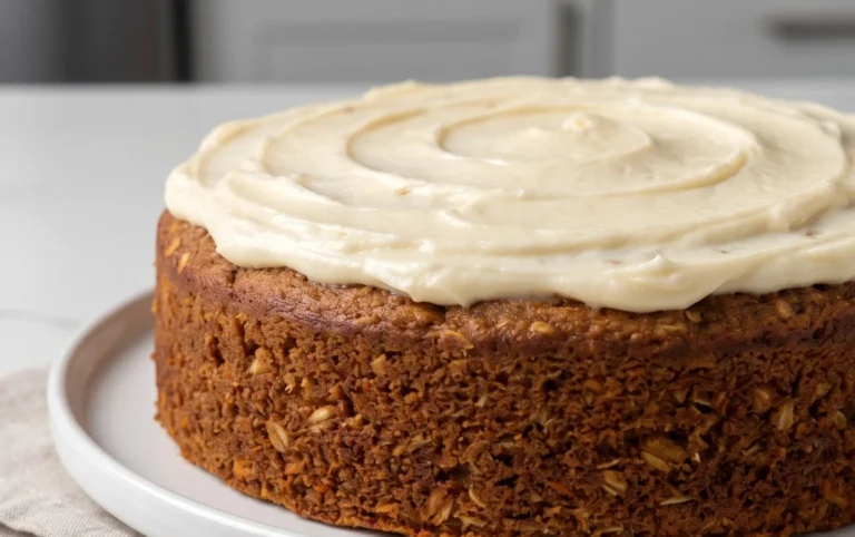 Easy Flourless Oatmeal Carrot Cake Recipe