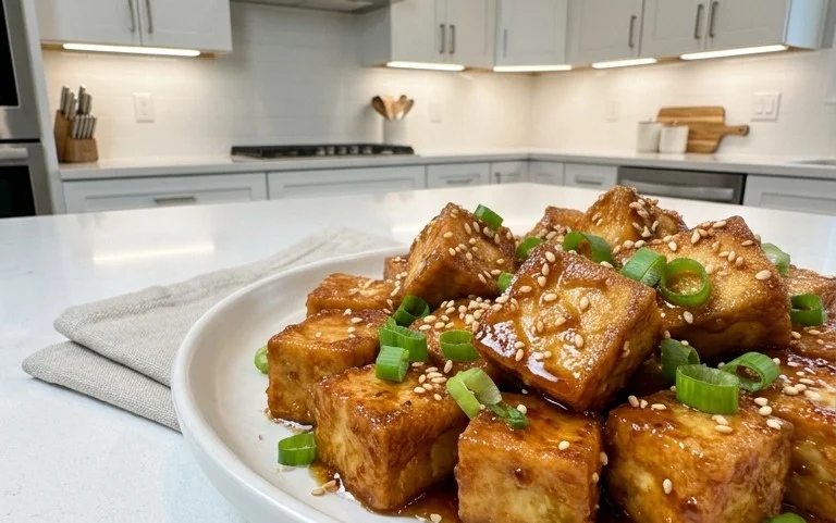 Honey Garlic Tofu