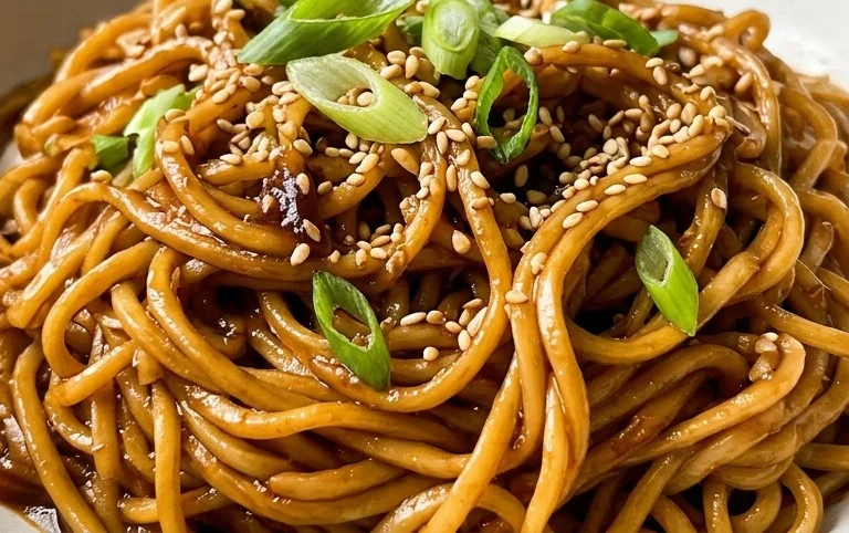 Easy Saucy Ramen Noodles