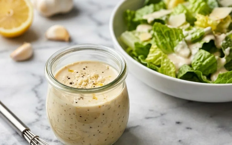 Caesar Salad Dressing (Classic, Creamy & 5 Minutes) 🥗