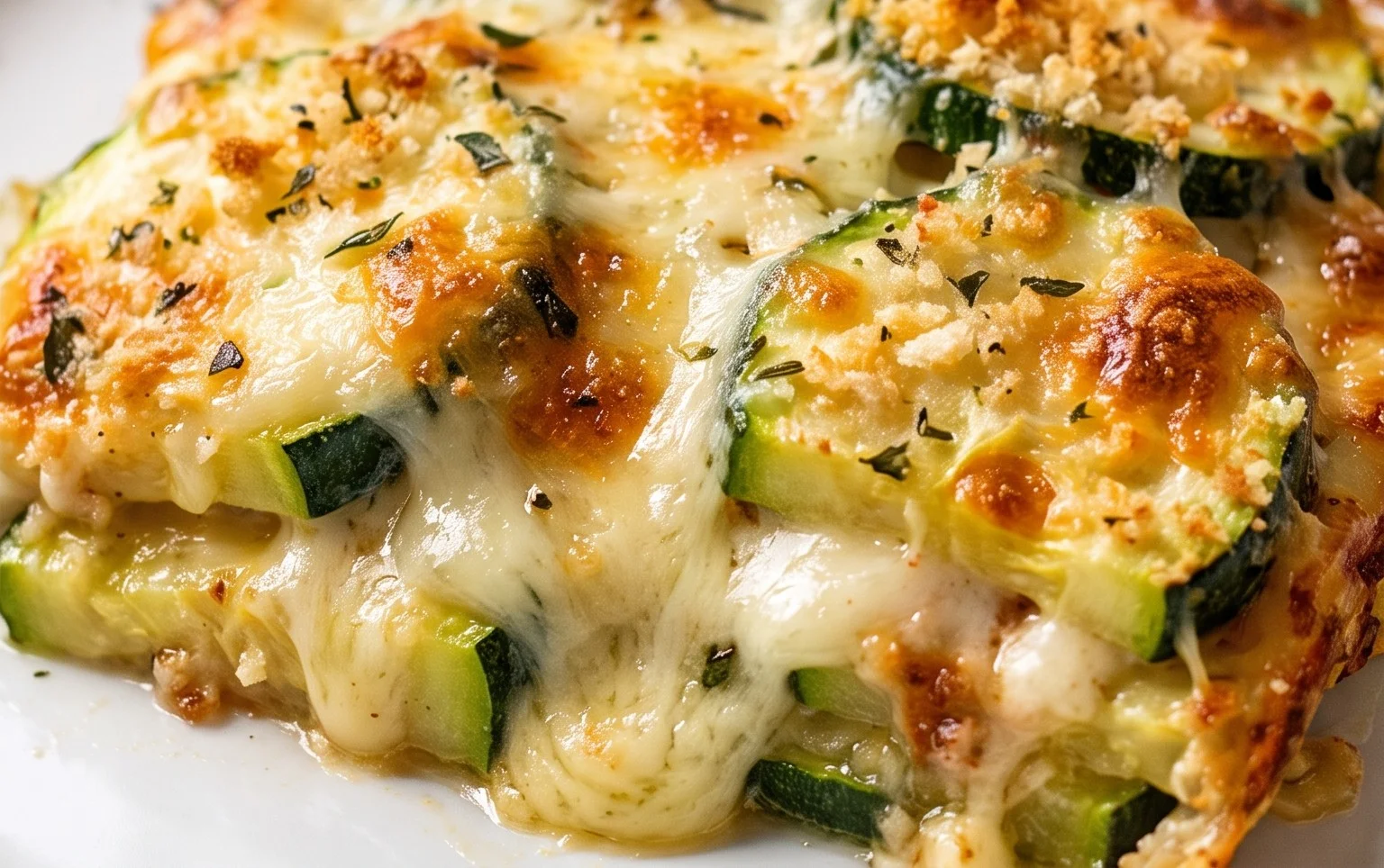 Baked Zucchini and Cheese