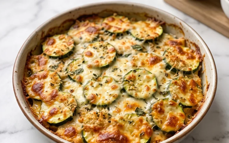 Baked Zucchini and Cheese