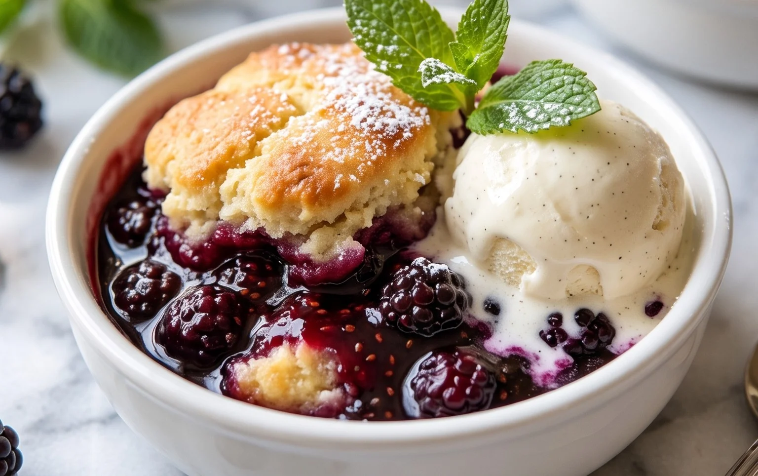 The Pioneer Women's Blackberry Cobbler