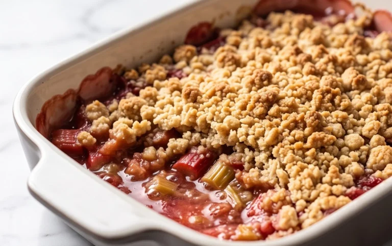 Easy Rhubarb Crisp