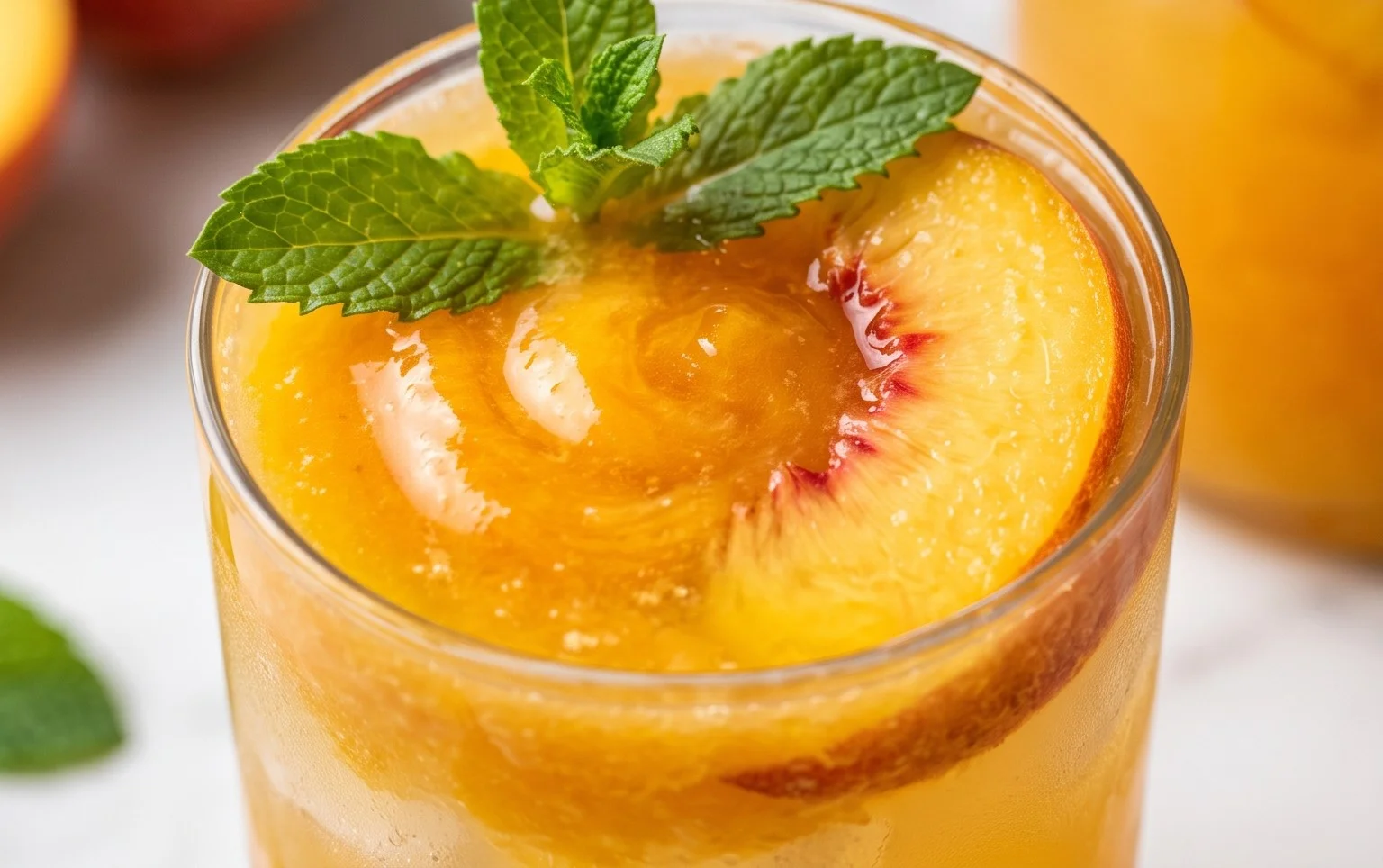 Refreshing Peach Lemonade